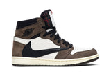 Jordan Nike Air Jordan 1 High Og Sp x Travis Scott Mocha tênis original na LK Sneakers
