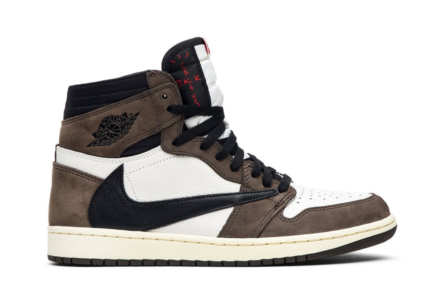 Jordan Nike Air Jordan 1 High Og Sp x Travis Scott Mocha tênis original na LK Sneakers