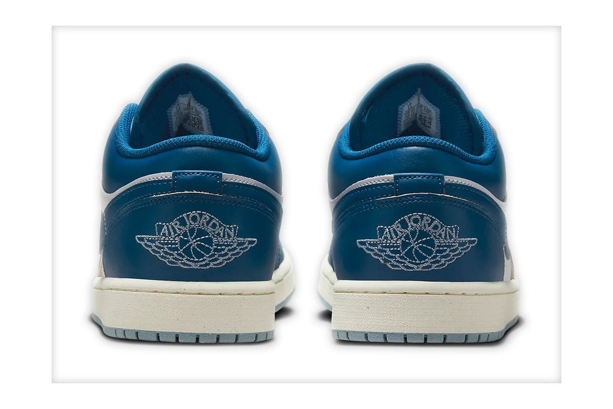 Jordan 1 Azul Tênis Air Jordan 1 Low Industrial Blue Azul - LK Sneakers - FN5214 - 141