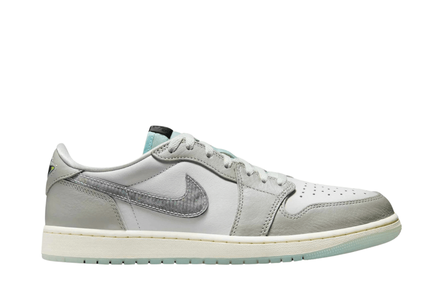 Jordan Nike Air Jordan 1 Low "Lunar New Year" Photon Dust tênis em cinza original na LK Sneakers
