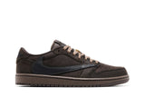 Jordan Nike Air Jordan 1 Low Og Sp x Travis Scott Velvet Brown tênis em marrom original na LK Sneakers