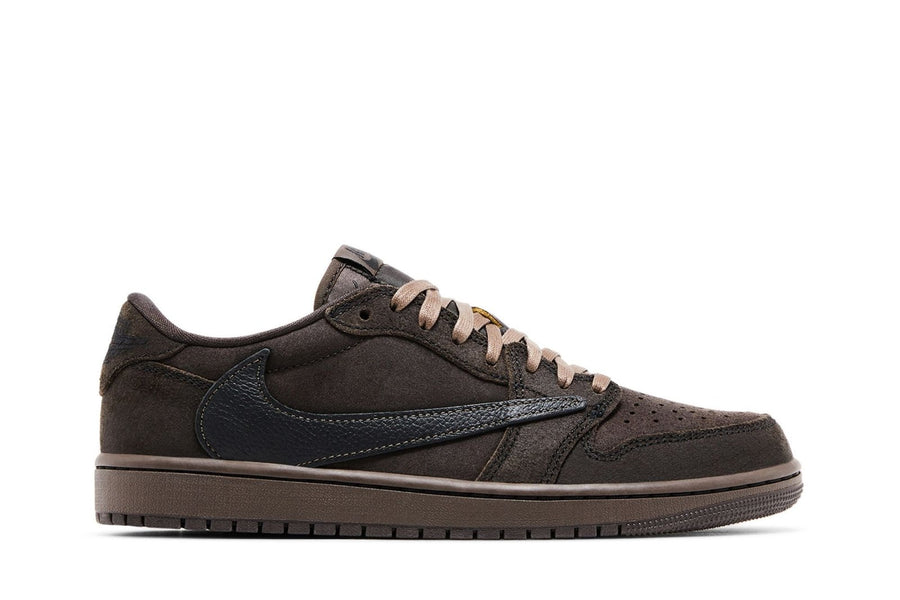 Jordan Nike Air Jordan 1 Low Og Sp x Travis Scott Velvet Brown tênis em marrom original na LK Sneakers
