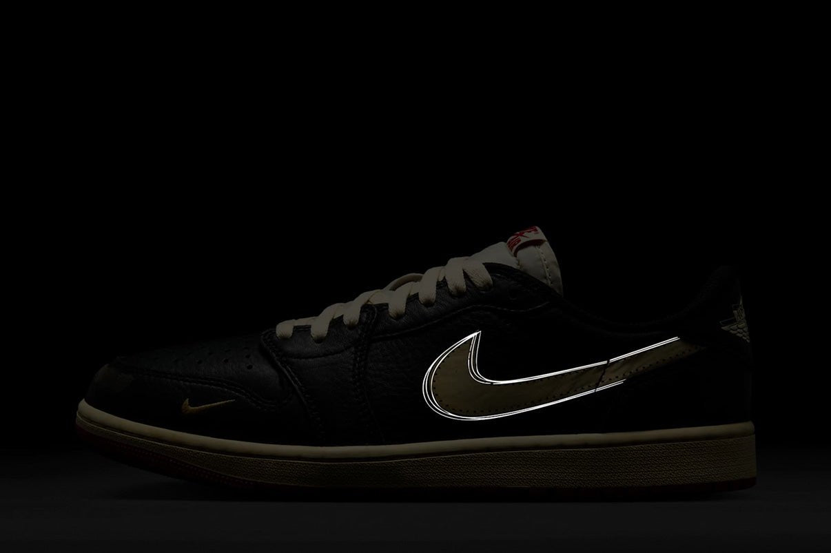 Tênis Air Jordan 1 Low OG x Nigel Sylvester Better With Time Preto - Jordan - 43774078390300