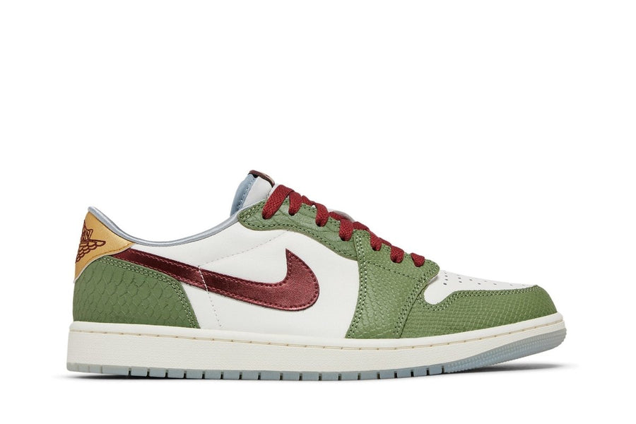 Jordan Nike Air Jordan 1 Low Og Year of Dragon Chinese New Year tênis em verde original na LK Sneakers
