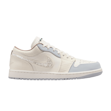 Tênis Air Jordan 1 Low Sail Soft Pearl Sequins Bege - Jordan - IH7323 100