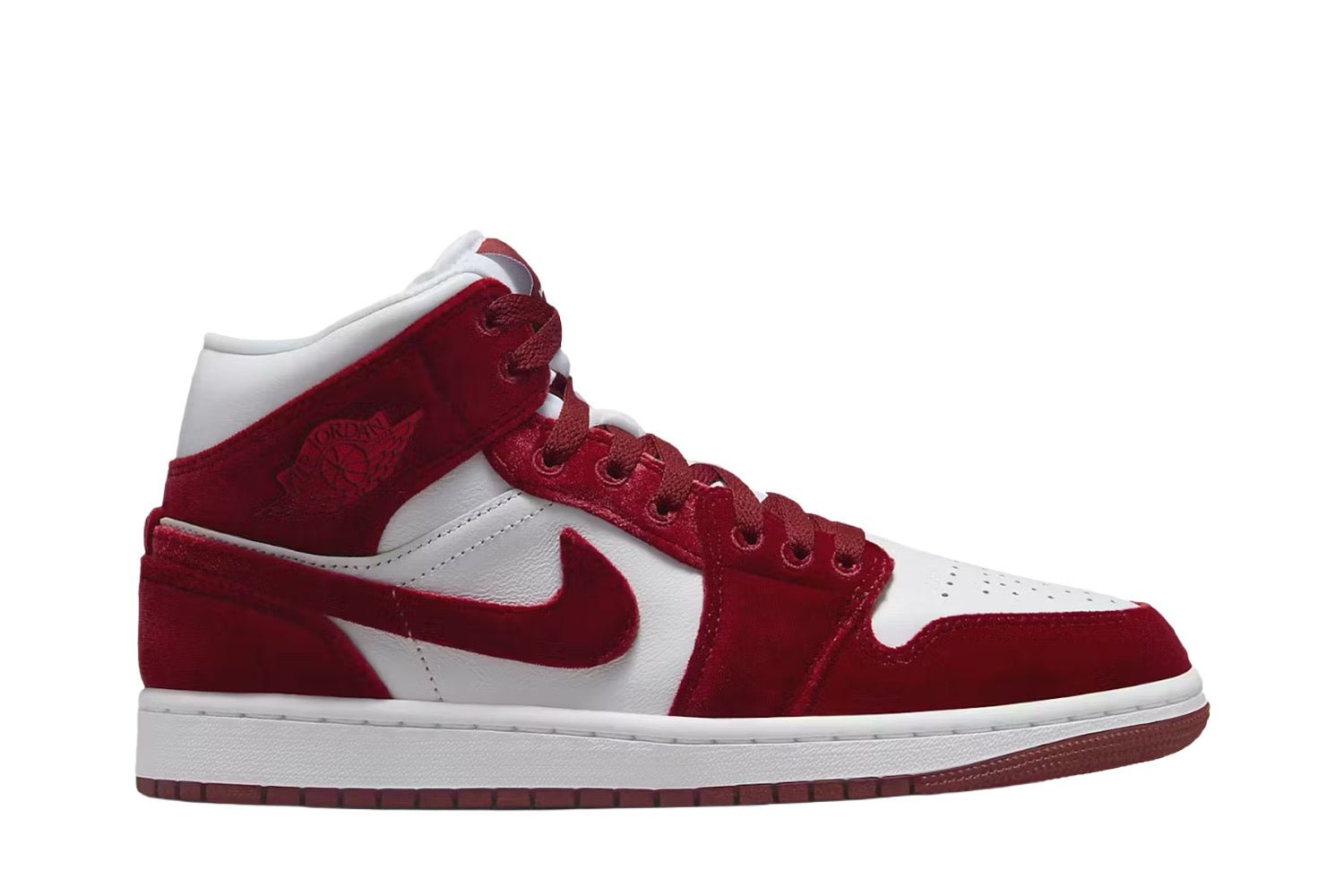 Tênis Air Jordan 1 Mid SE Red Velvet Vermelho - Jordan - FZ3334100