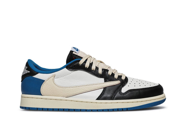 Tênis Air Jordan 1 Retro Low Fragment Design x Travis Scott Couro