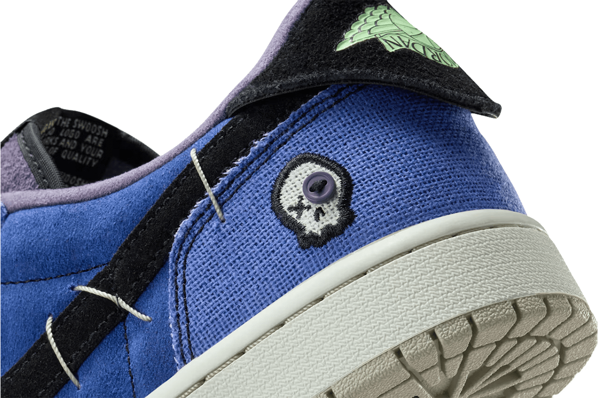 Tênis Air Jordan 1 Retro Low OG Zion Williamson Voodoo Alternate Azul - Jordan - IH2309-500-1