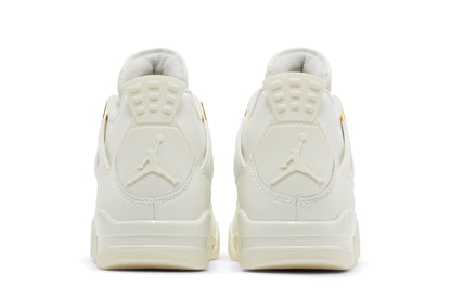 Tênis Air Jordan 4 Retro Metallic Gold Branco - LK Sneakers - AQ9129 - 170