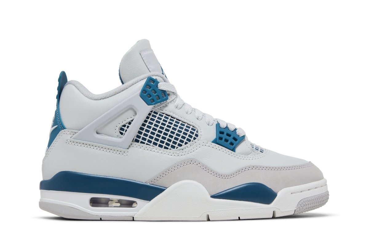 Tênis Air Jordan 4 Retro Military Blue Branco - LK Sneakers - FV5029 - 141