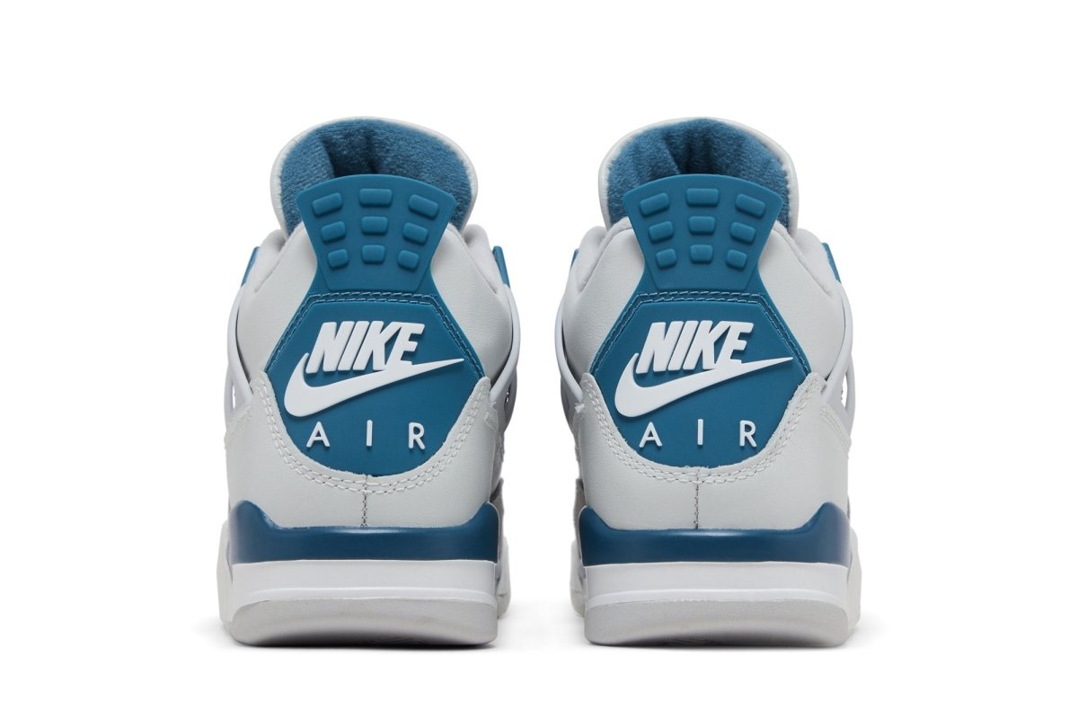 Tênis Air Jordan 4 Retro Military Blue Branco - LK Sneakers