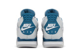 Tênis Air Jordan 4 Retro Military Blue Branco - LK Sneakers