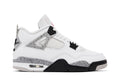 Tênis Air Jordan 4 Retro OG Nike White Cement Couro Branco - Jordan - 