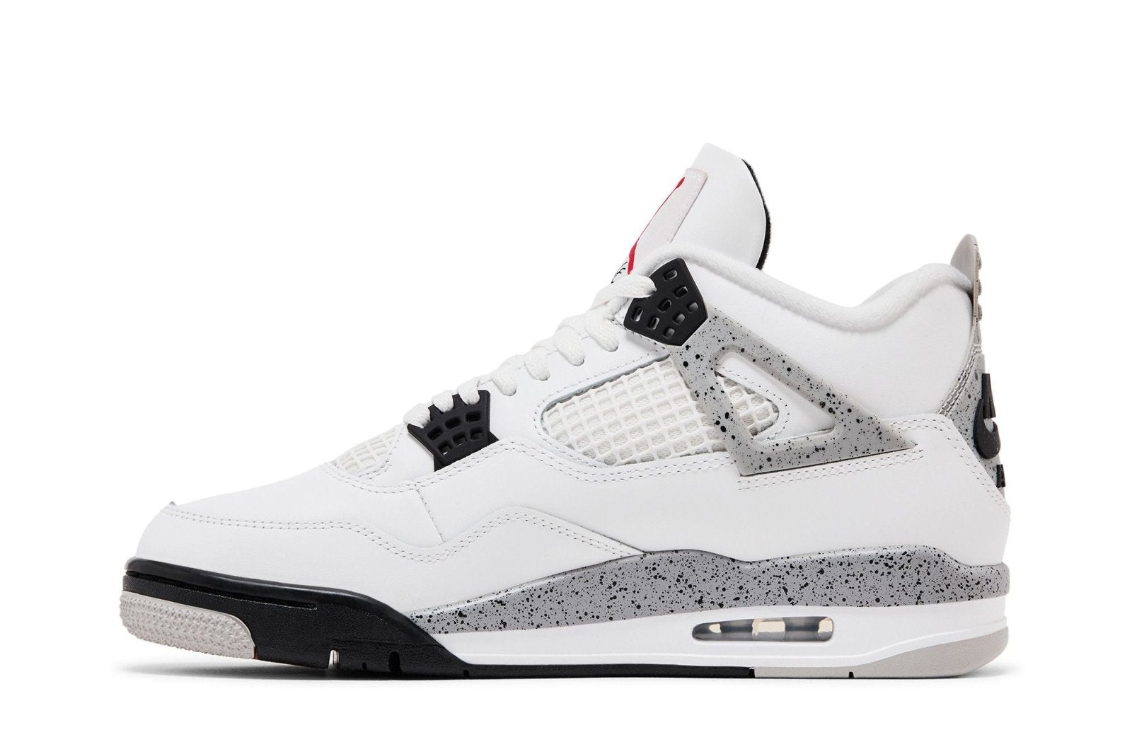 Tênis Air Jordan 4 Retro OG Nike White Cement Couro Branco - Jordan - 