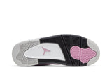 Vista traseira do Jordan Nike Air Jordan 4 Retro Orchid mostrando calcanheira e detalhes do solado