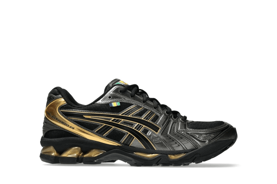 Asics Asics Gel-Kayano 14 x Senna Black Gold tênis em preto original na LK Sneakers