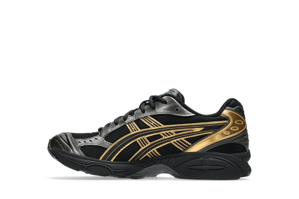 Tênis Asics Gel-Kayano 14 x Senna Black Gold Preto | LK Sneakers