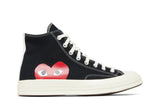Converse Converse Chuck 70 High x Comme des Garçons PLAY tênis em preto original na LK Sneakers