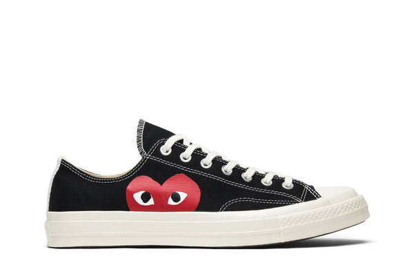 Converse Converse Chuck 70 Low x Comme des Garçons PLAY tênis em preto original na LK Sneakers