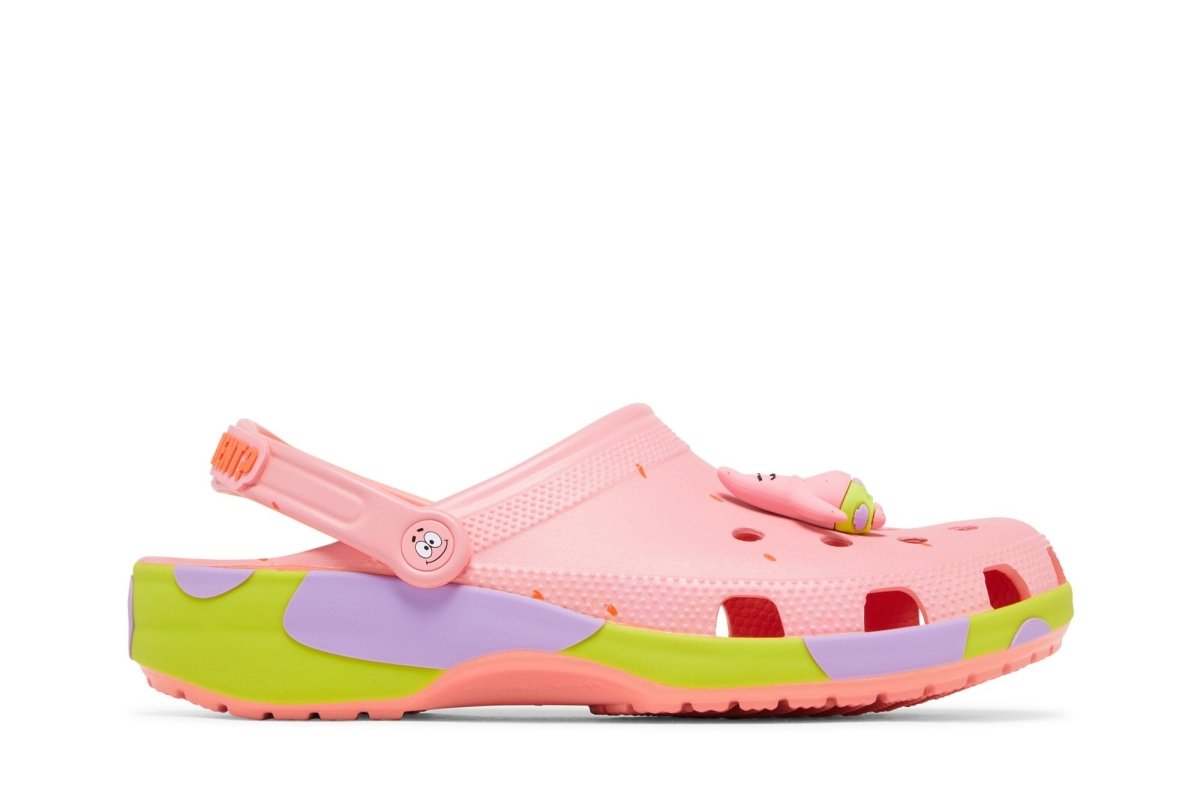 Tênis Crocs Classic Clog Spongebob SquarePants Patrick Star Rosa