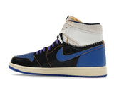Tênis Jordan 1 Retro High OG SP Fragment x Union LA Sport Royal