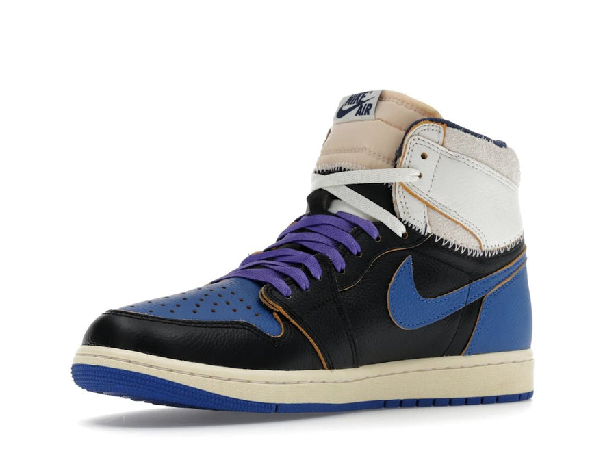 Tênis Jordan 1 Retro High OG SP Fragment x Union LA Sport Royal