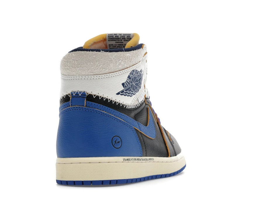 Tênis Jordan 1 Retro High OG SP Fragment x Union LA Sport Royal