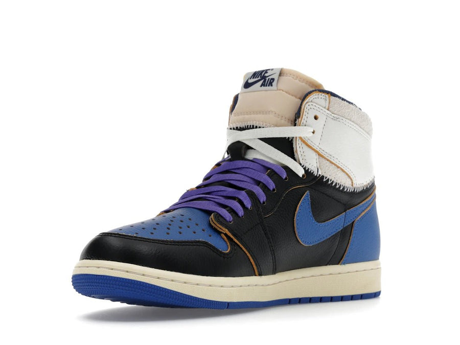 Tênis Jordan 1 Retro High OG SP Fragment x Union LA Sport Royal