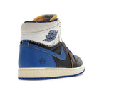 Tênis Jordan 1 Retro High OG SP Fragment x Union LA Sport Royal
