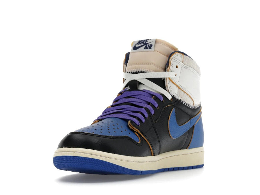 Tênis Jordan 1 Retro High OG SP Fragment x Union LA Sport Royal