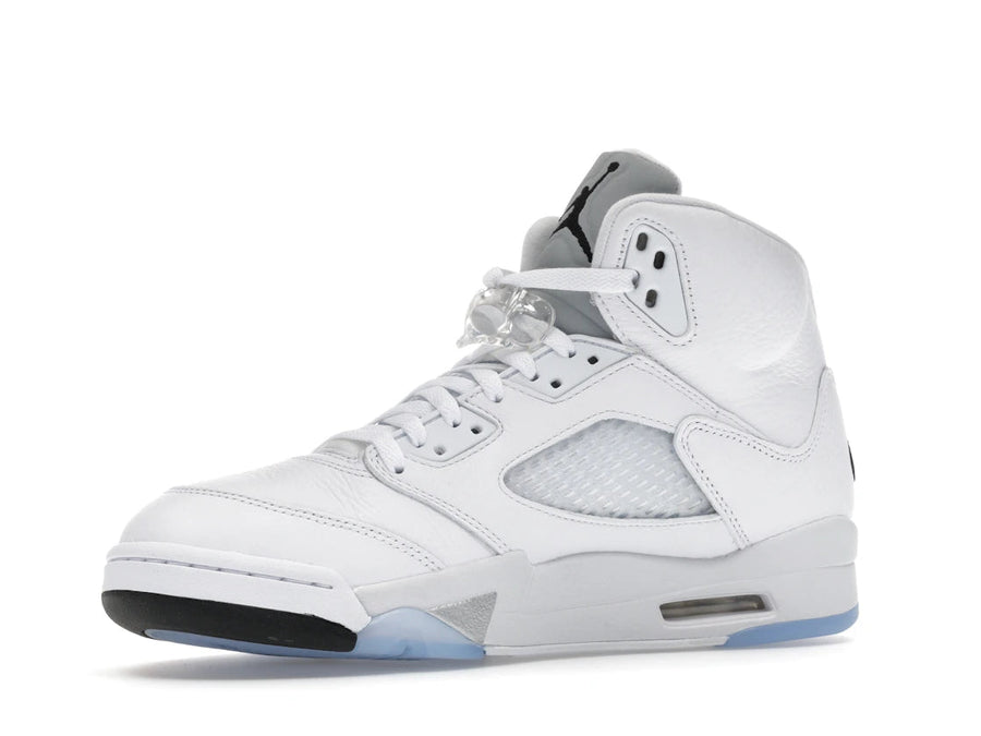 Tênis Jordan 5 Retro White Metallic (2026) Metalizado