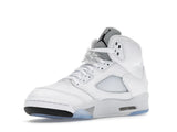Tênis Jordan 5 Retro White Metallic (2026) Metalizado