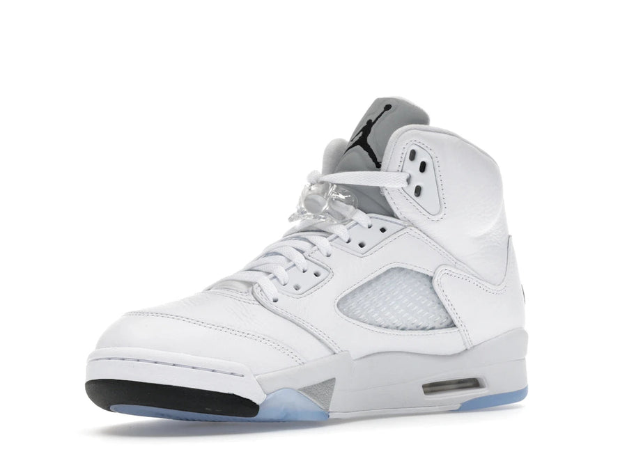 Tênis Jordan 5 Retro White Metallic (2026) Metalizado