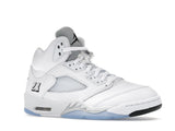 Tênis Jordan 5 Retro White Metallic (2026) Metalizado