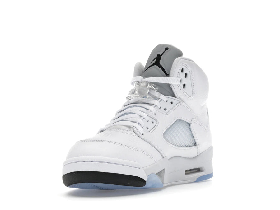 Tênis Jordan 5 Retro White Metallic (2026) Metalizado