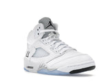 Tênis Jordan 5 Retro White Metallic (2026) Metalizado