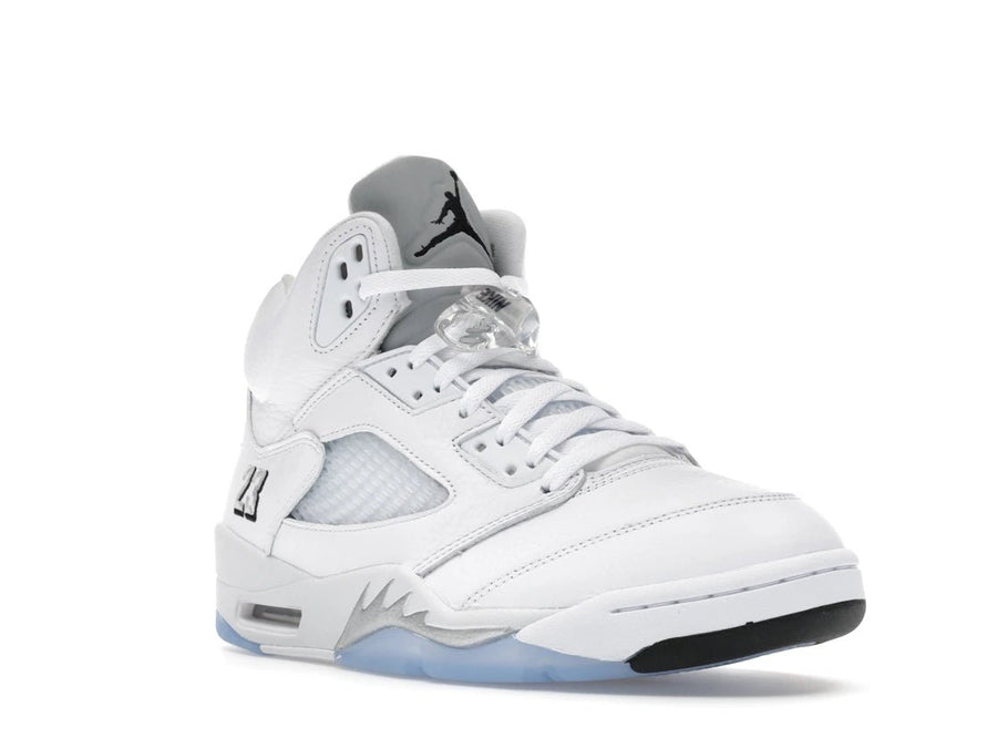 Tênis Jordan 5 Retro White Metallic (2026) Metalizado