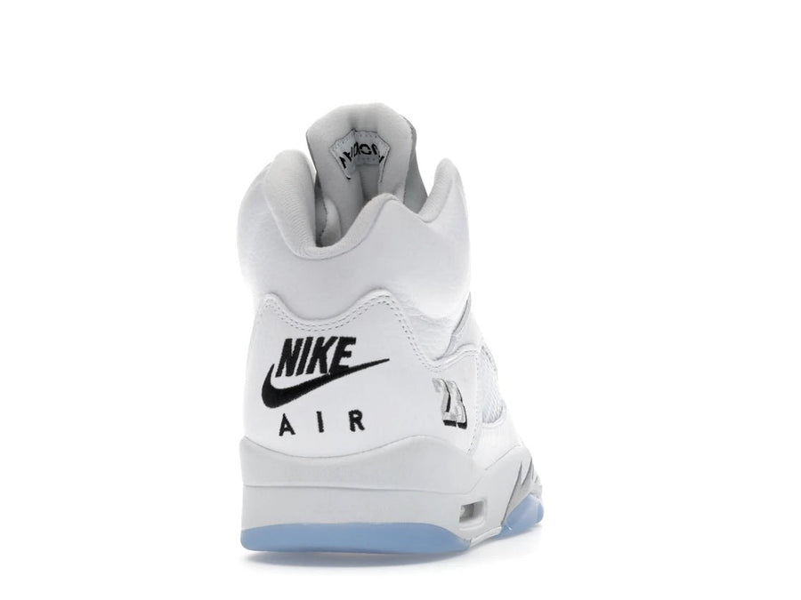 Tênis Jordan 5 Retro White Metallic (2026) Metalizado