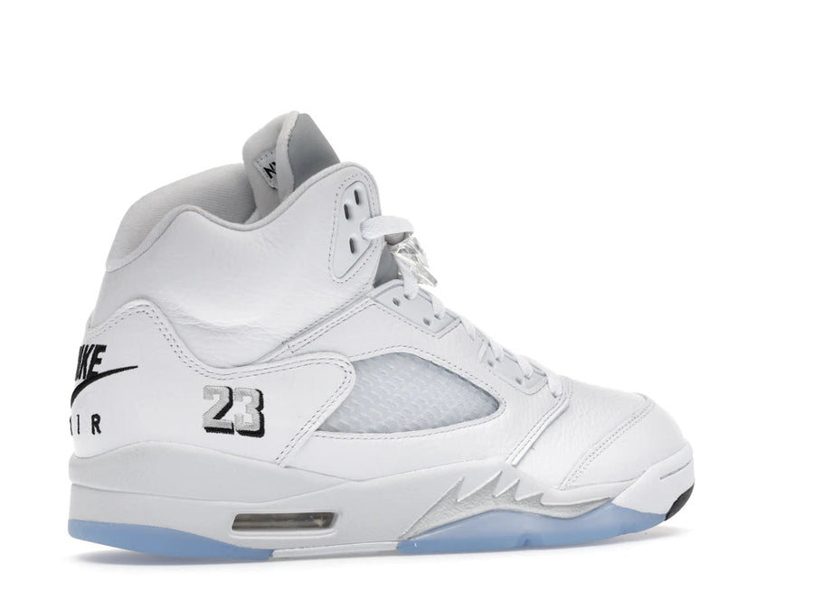 Tênis Jordan 5 Retro White Metallic (2026) Metalizado
