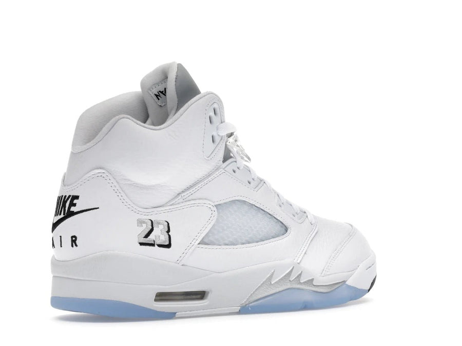 Tênis Jordan 5 Retro White Metallic (2026) Metalizado