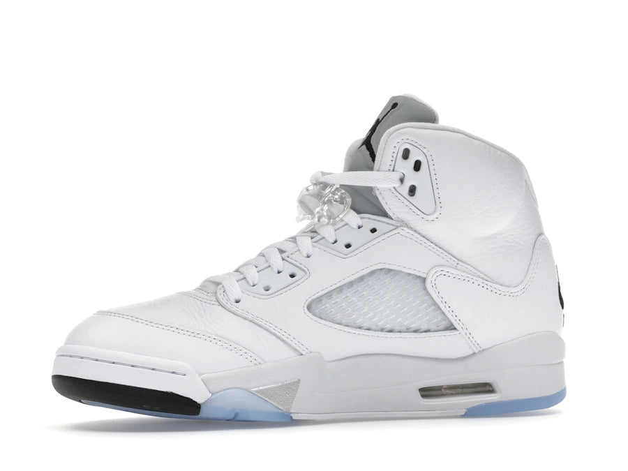 Tênis Jordan 5 Retro White Metallic (2026) Metalizado