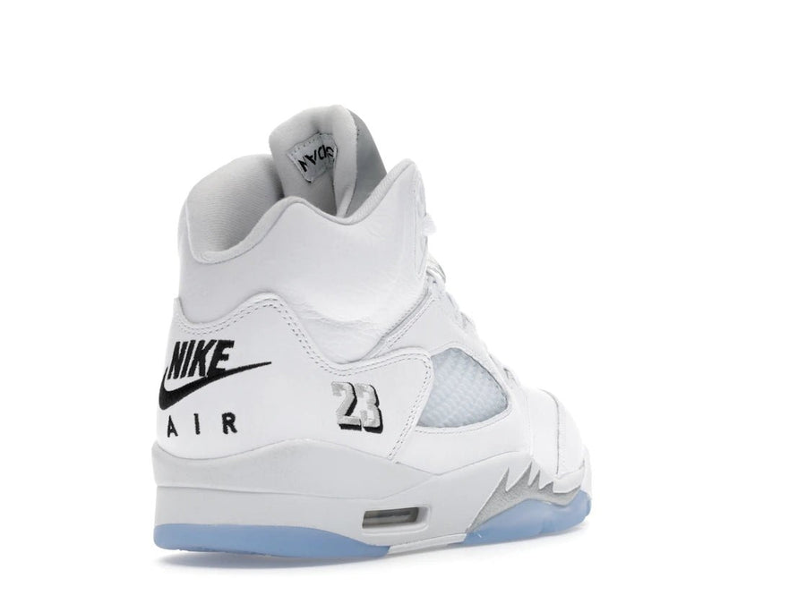 Tênis Jordan 5 Retro White Metallic (2026) Metalizado