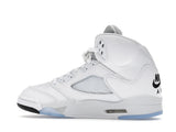 Tênis Jordan 5 Retro White Metallic (2026) Metalizado
