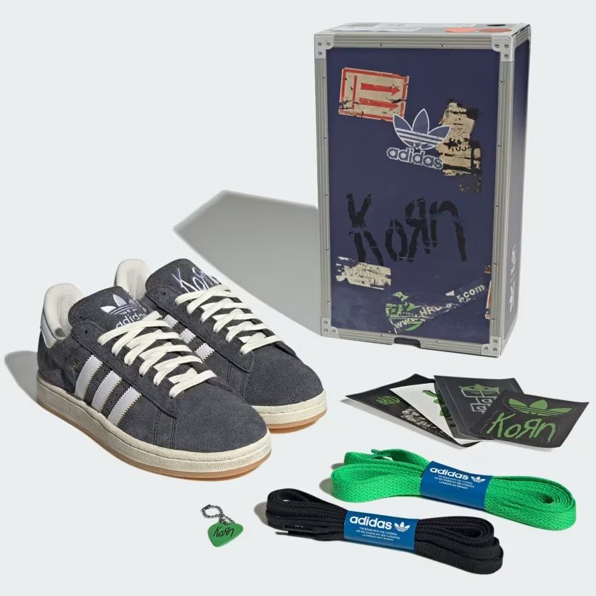 Tênis Korn x adidas Campus 2.0 Carbon Cinza - Adidas - IF4282