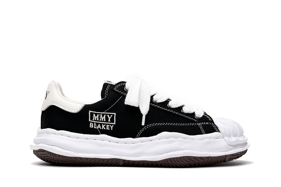 ma.y Tênis Maison Mihara Yasuhiro Blakey OG Sole Canvas Low Black White