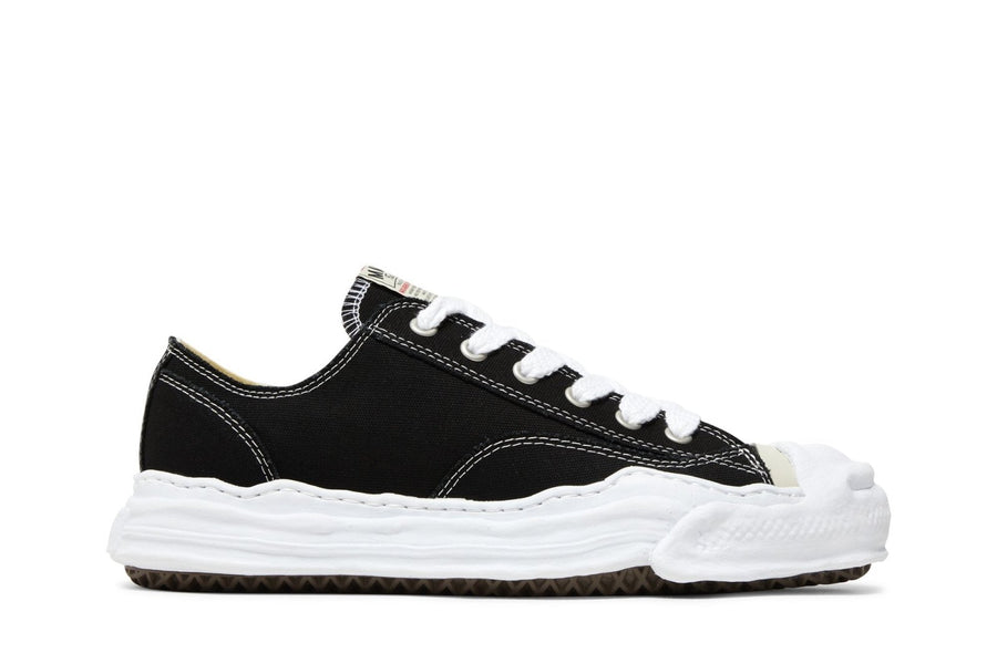 Maison Mihara Maison Mihara Yasuhiro Hank OG Sole Canvas Low tênis em preto original na LK Sneakers