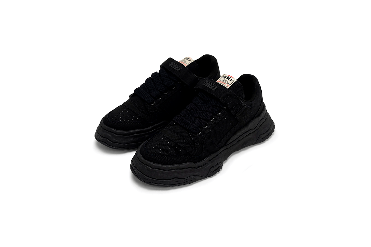 Tênis Maison Mihara Yasuhiro "Keith" OG Sole Canvas Low - top Black Preto - Maison Mihara - A15FW740 - 1