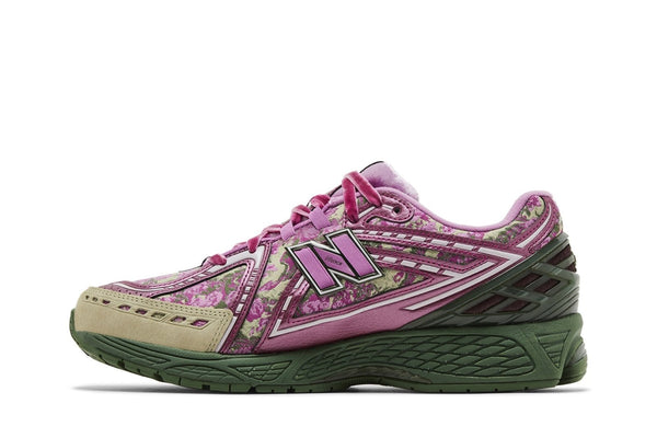 Tênis New Balance 1906R x Jack Harlow Fatigue Green Light Purple Metallic Rosa