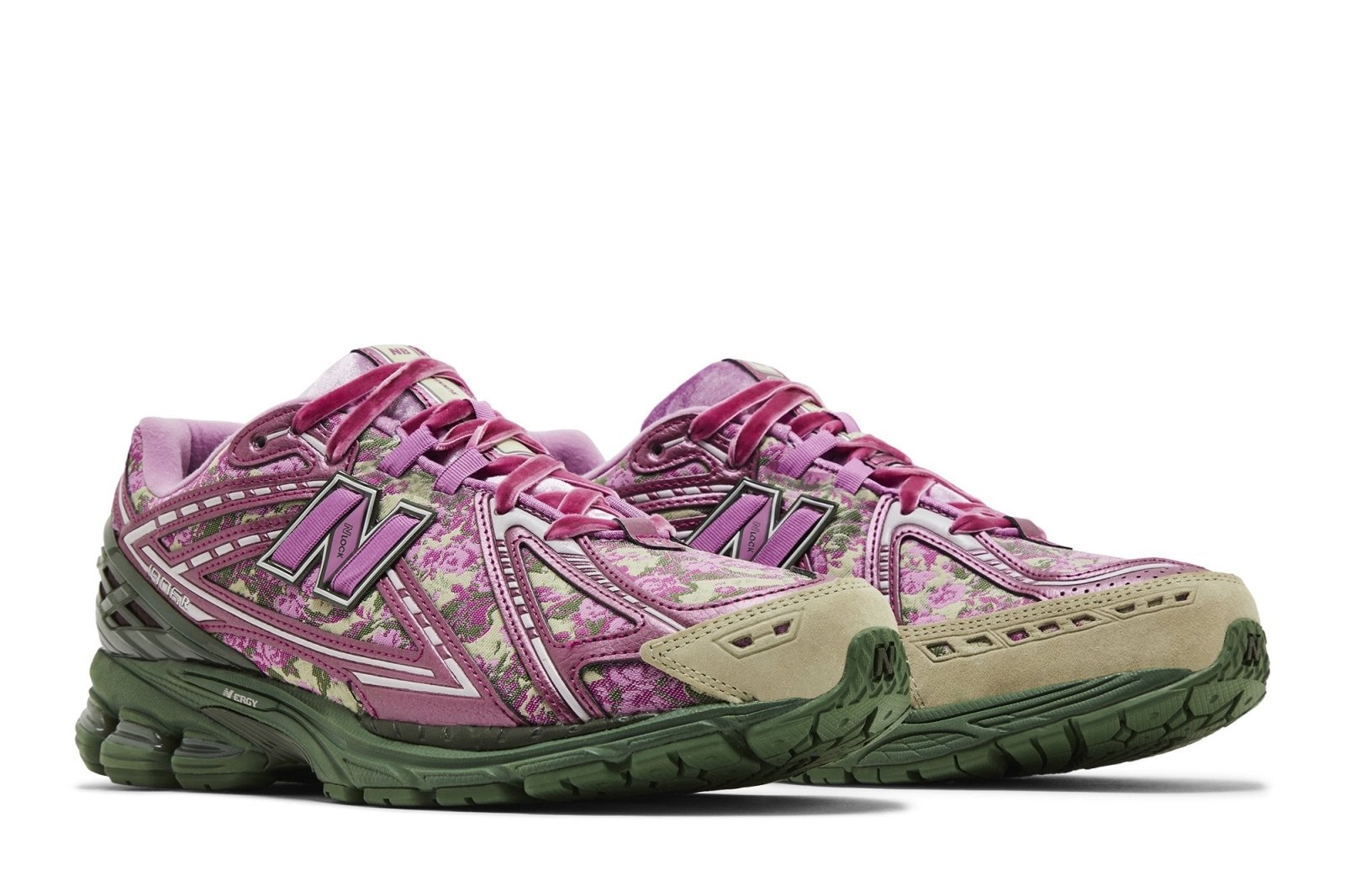 Tênis New Balance 1906R x Jack Harlow Fatigue Green Light Purple Metallic Rosa - New Balance - M1906RJH