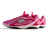 Vista traseira do New Balance New Balance 204L Kith Pink mostrando calcanheira e detalhes do solado